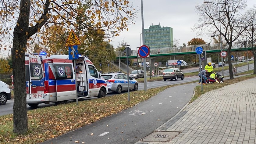 Śmiertelne potrącenie kobiety na chodniku 