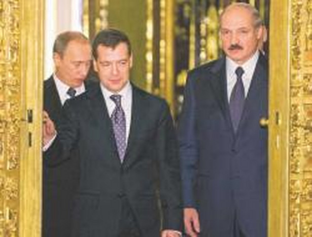 Wladimir Putin, Aleksander Łukaszenka, Dmitrij Miedwiediew