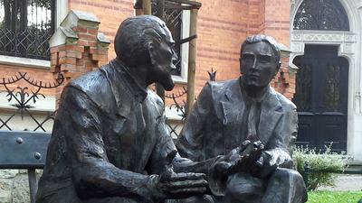 Pomnik: Otto Nikodym i Stefan Banach