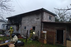 Gołębiew Stary. Pożar domu, w środku zwęglone zwłoki dwojga seniorów