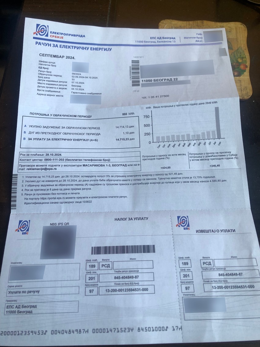 Beograđaninu je stigao čak pet puta veći račun za struju od uobičajenog