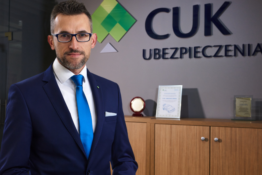 Jacek Byliński, prezes CUK Ubezpieczenia