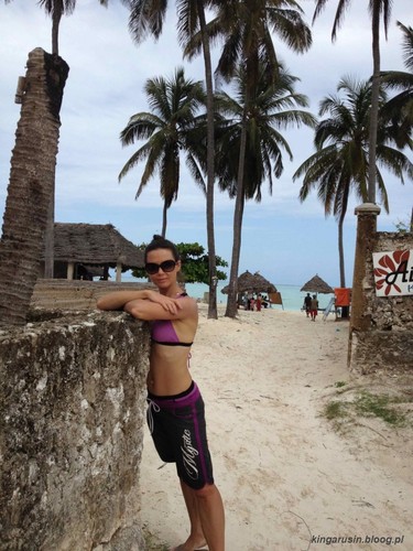 Kinga Rusin wypoczywa na Zanzibarze / zdjęcia zamieszczone na blogu Kingi Rusin