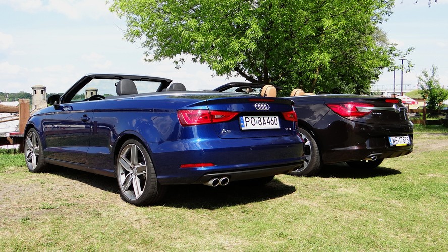 Audi A3 cabriolet i opel cascada