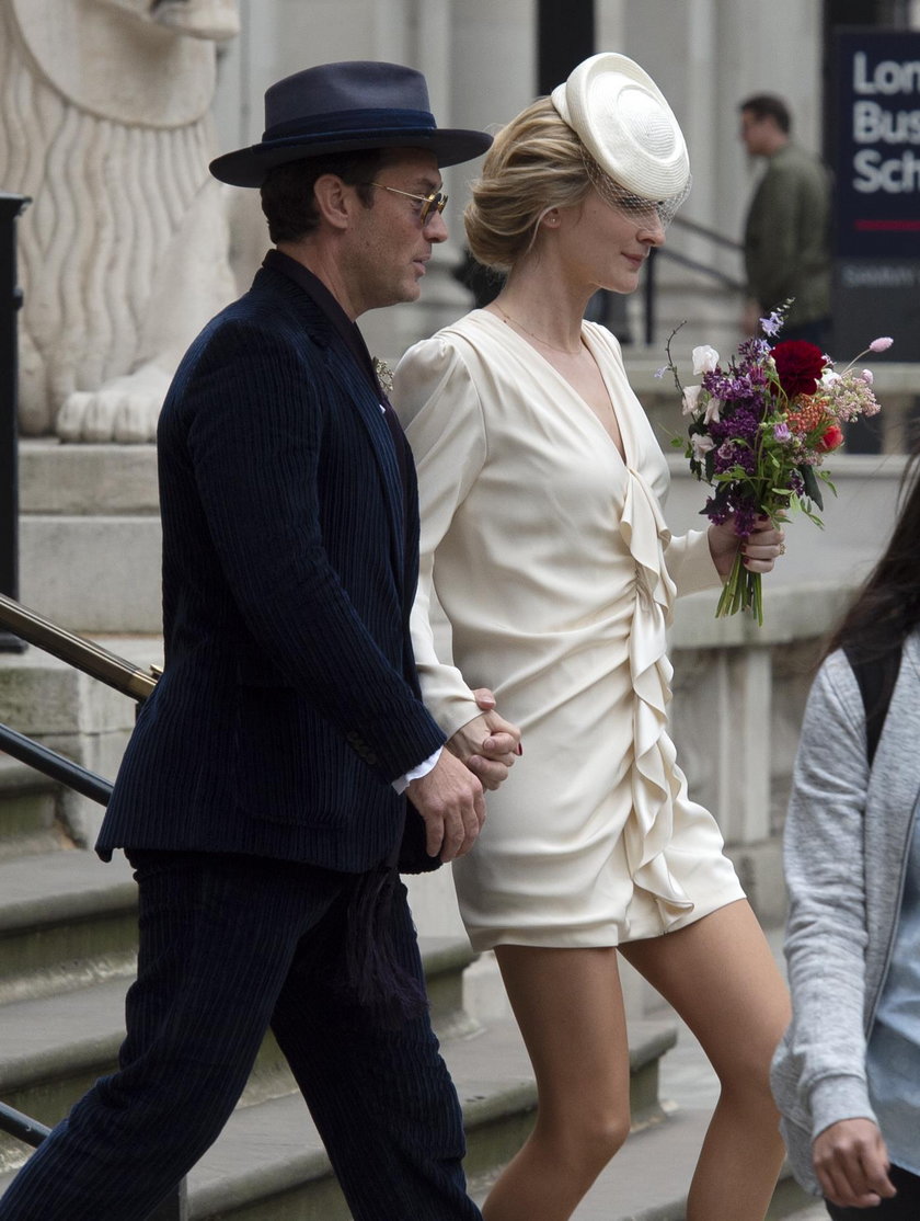 Aktor Jude Law wziął ślub w Londynie. Jego wybranką jest Phillipa Coan