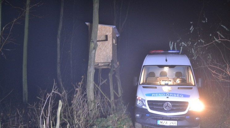 A baleset Bakonysárkány és Aka közt történt / Fotó: police.hu