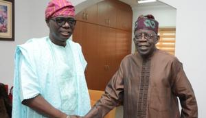 Governor Babajide Sanwo-Olu and Bola Tinubu (TheSun)