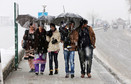 INDIA KASHMIR WEATHER (Life in Kshmir once again halted by heavy snowfall)