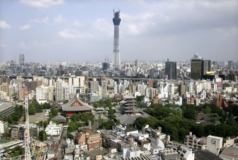 Budowa Tokyo Sky Tree - po ukończeniu, wieża będzie najwyższą tego typu budowlą w Japonii