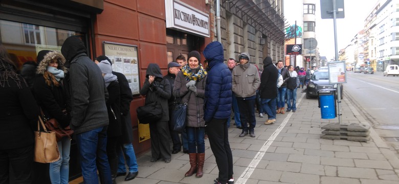 Tłusty czwartek w Krakowie. Kolejki od rana