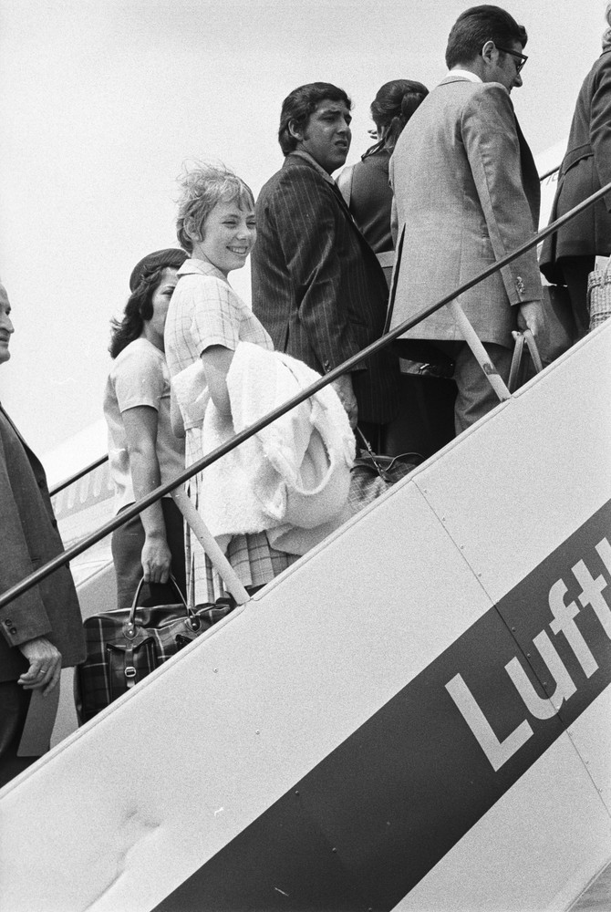 Julijana Kepke dok se ukrcavala na jedan od letova