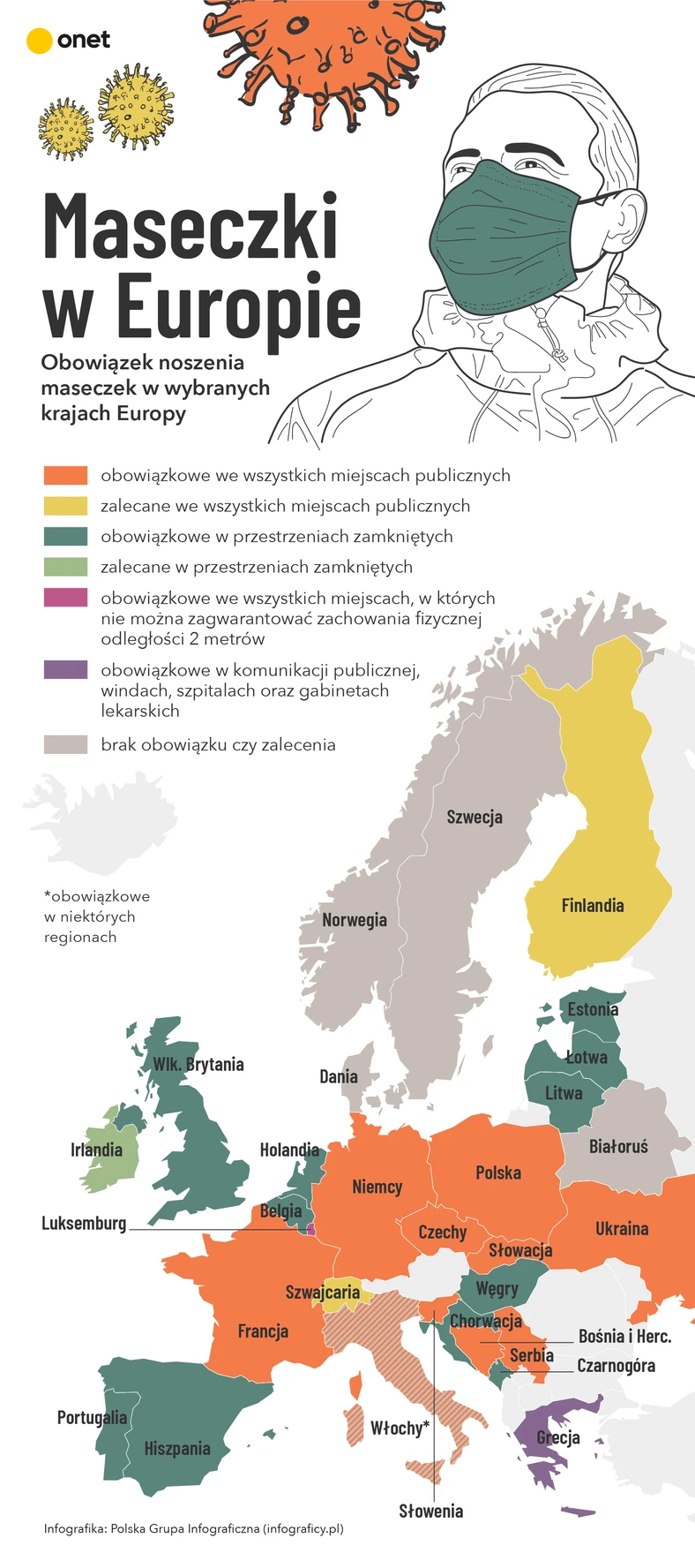 Gdzie w Europie trzeba zakrywać twarz?