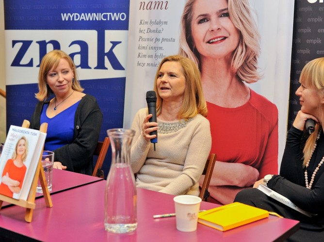 Dorota Segda, Małgorzata Tusk i Marzena RogalskaM
