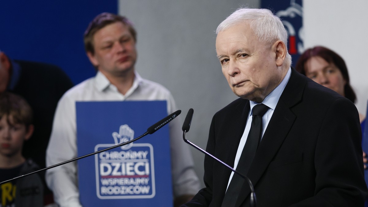 Prezes PiS Jarosław Kaczyński