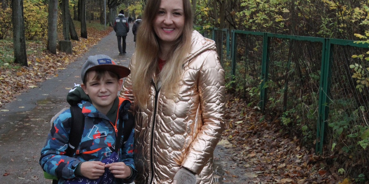 Paulina Buchajska (34 l.) z synem Miłoszem (10 l.) z Krakowa, mówią, że już skorzystali ze swojego bonu turystycznego.