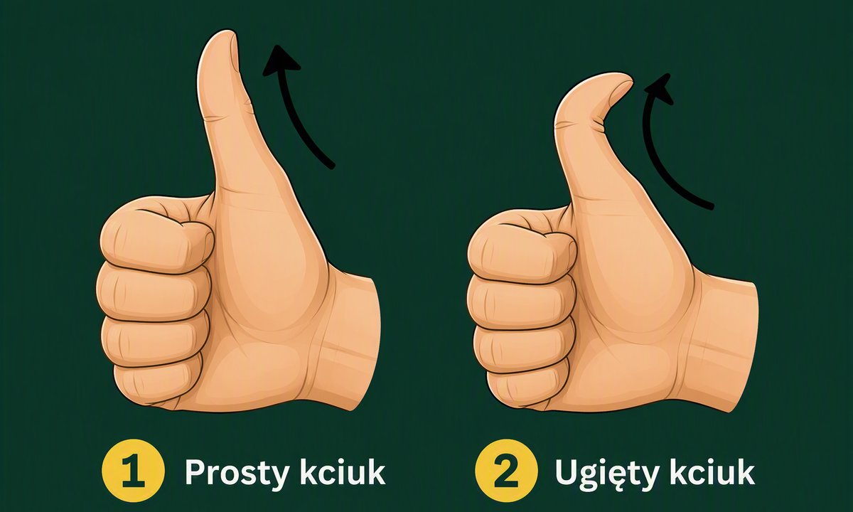 Logika czy kreatywność? Spójrz na swój kciuk i poznaj prawdę