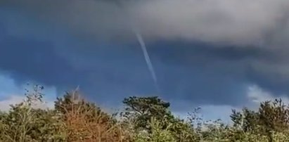 Trąby powietrzne w rejonie Półwyspu Helskiego! Niezwykłe zjawisko nad Bałtykiem. ZDJĘCIA I WIDEO