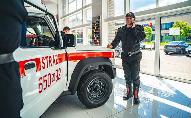 Suzuki Jimny N1 jako samochód straży pożarnej