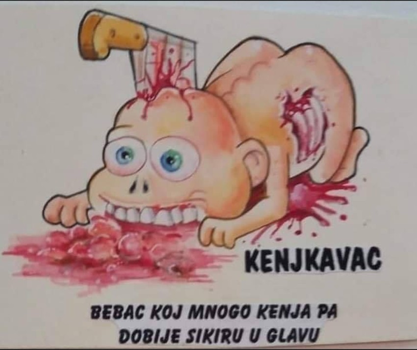 Sporni crtež "Kenjkavac" koji je pokrenuo lavinu reakcija na Tviteru 