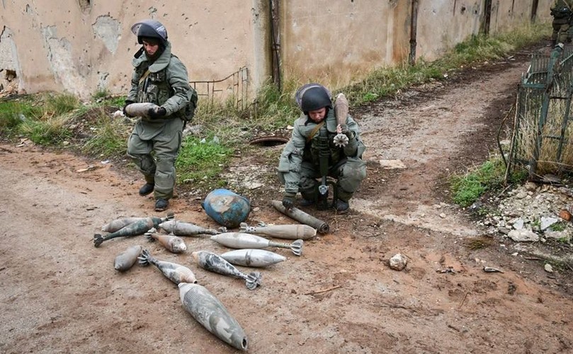 ROSYJSCY ŻOŁNIERZE W ALEPPO