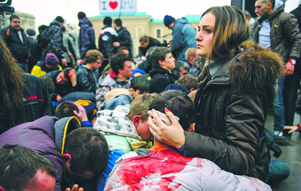 Zwolennicy Majdanu ranni podczas sobotnich protestów w Charkowie