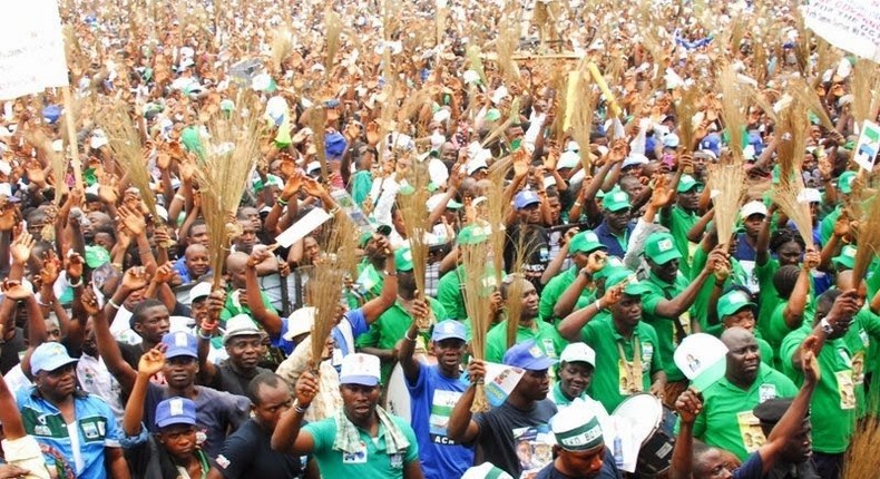 APC supporters at a rally (Illustration)