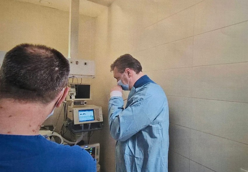 Vučić na VMA u poseti Vukašinu Crnčeviću, mladiću koji je teško povređen u tragediji u Novom Sadu, 30.1. 2025.