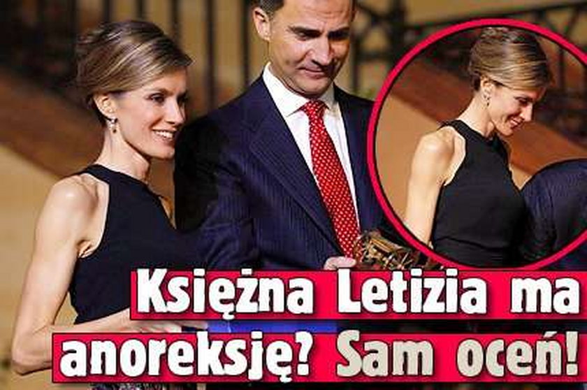 Księżna Letizia ma anoreksję? Sam oceń!