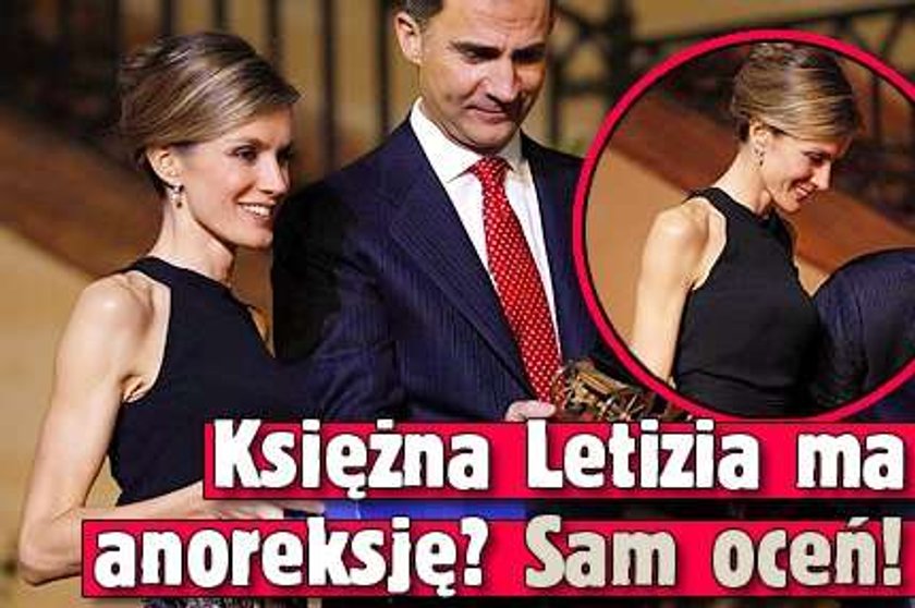 Księżna Letizia ma anoreksję? Sam oceń!