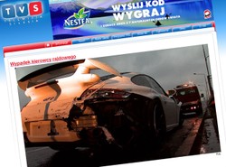 Kuzaj miał wypadek. Zobacz, jak rozbił auto