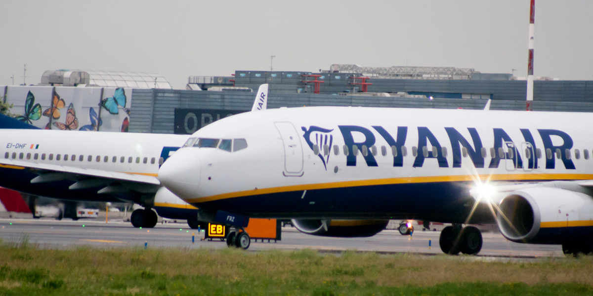 Ryanair w ciągu roku zwiększył liczbę pasażerów o 9 proc.