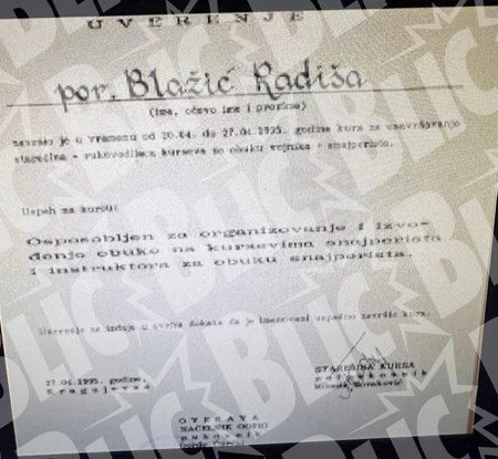 Diplome Radiše Blažića