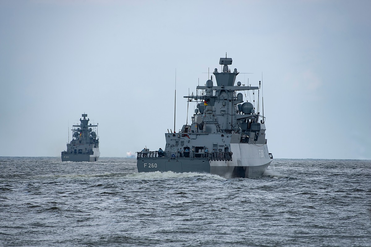 Okręty bojowe na Bałtyku