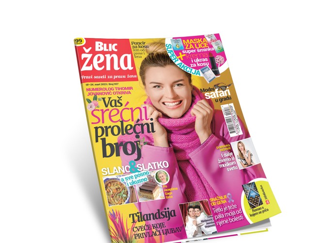 Novi broj „Blic žene“ potrežite u subotu 18 marta