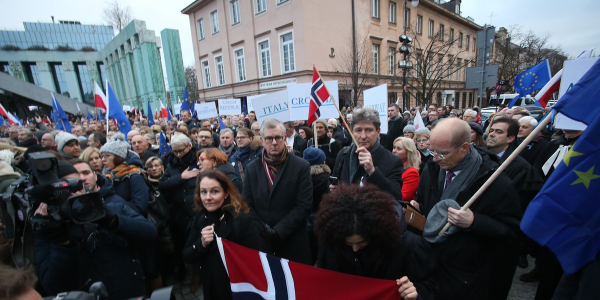 Marsz Tysiąca Tóg w Warszawie