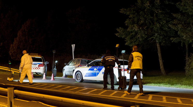 Öngyilkos lett egy felfegyverkezett embercsempész Vitnyédnél / Fotó: MTI/Krizsán Csaba