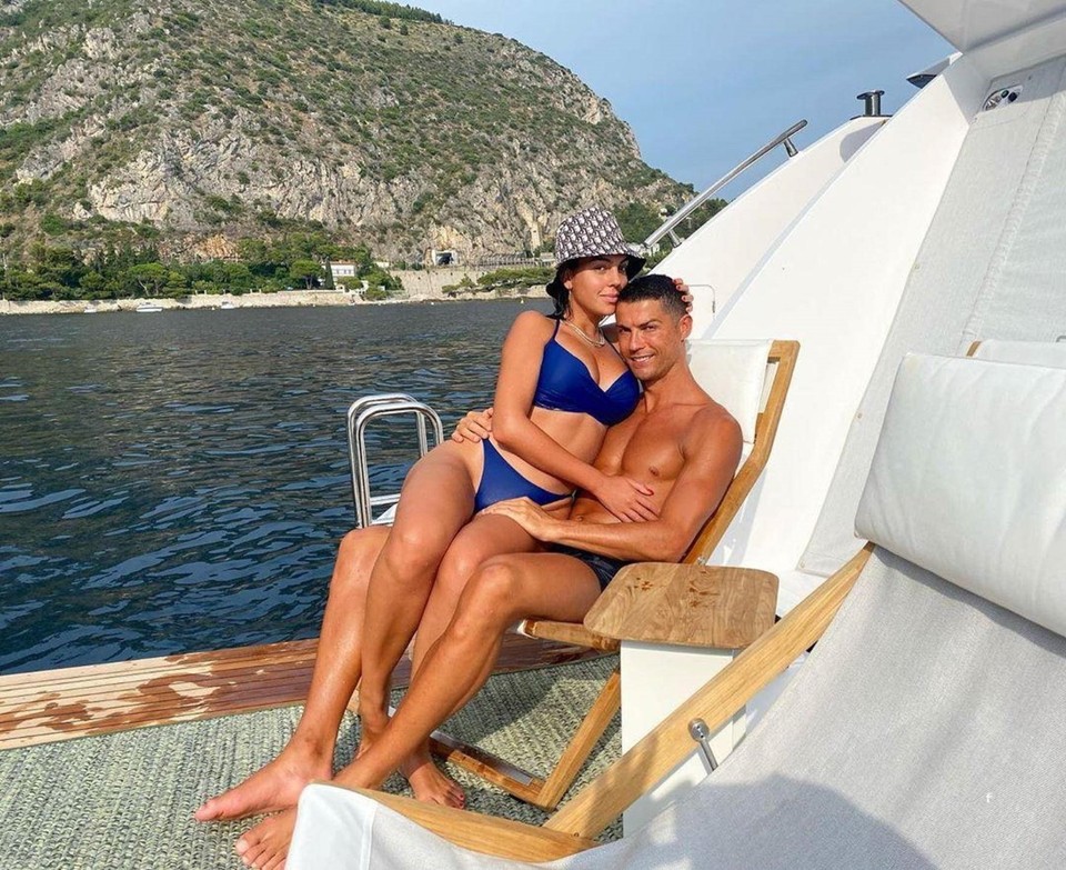 Cristiano Ronaldo i Georgina Rodriguez (sierpień 2020)