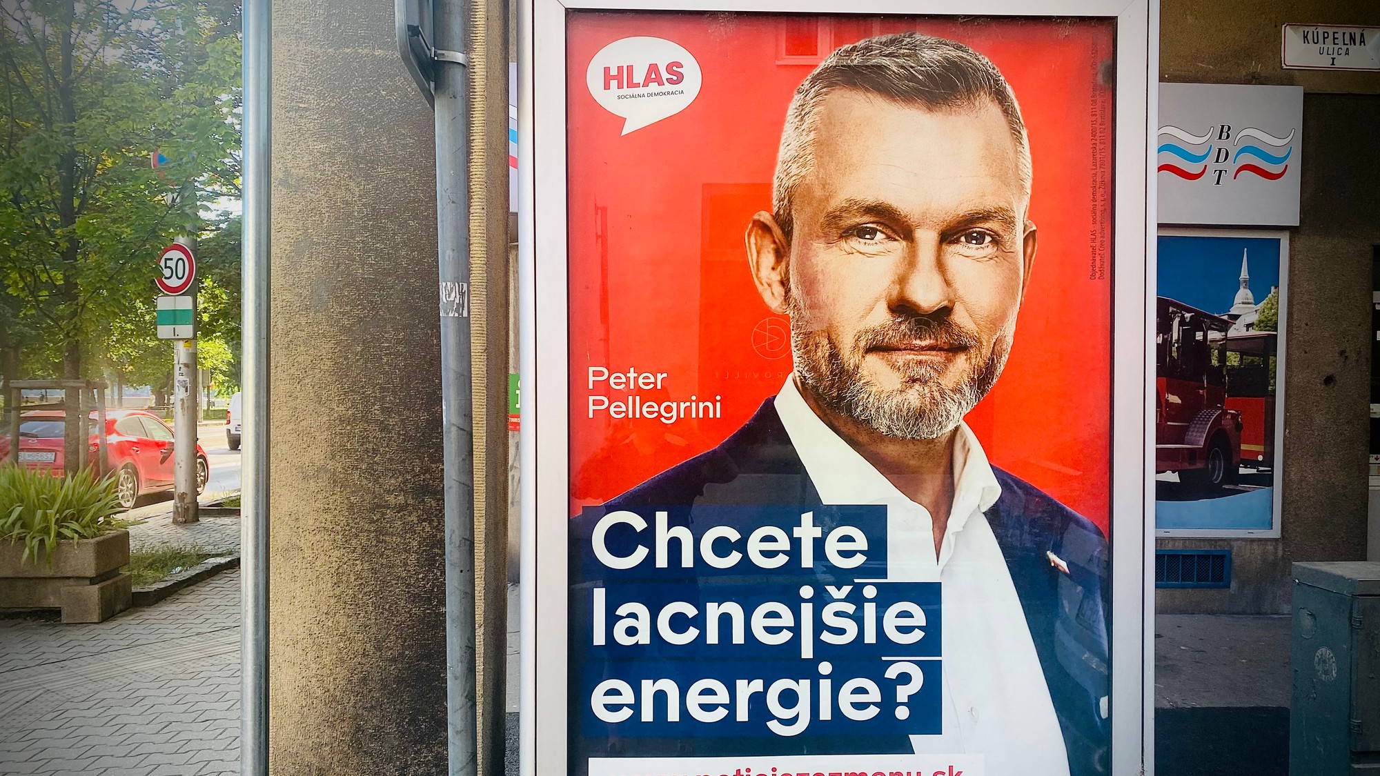 Billboard strany Hlas