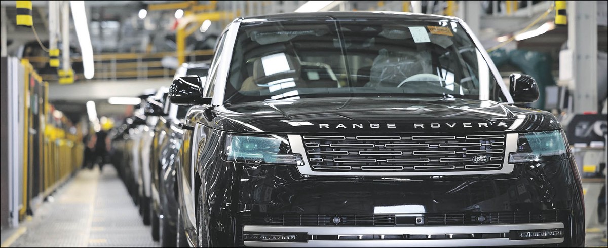 Linia produkcyjna Land Rovera