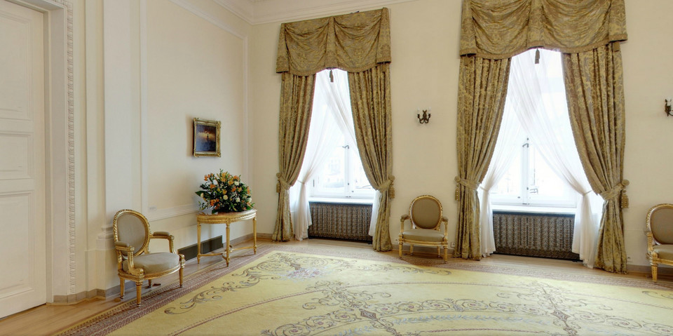 Pałac Prezydencki od środka: Antyszambra