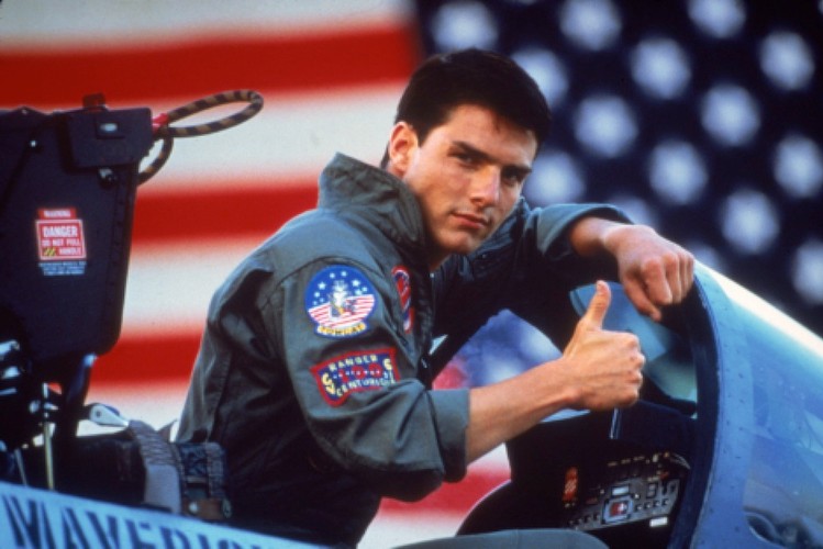 Tom Cruise w 'Top Gun'