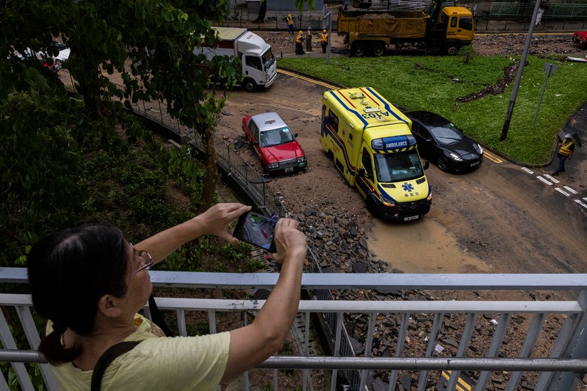 Poplava u Hong Kongu 8. septembra nakon velikih padavina