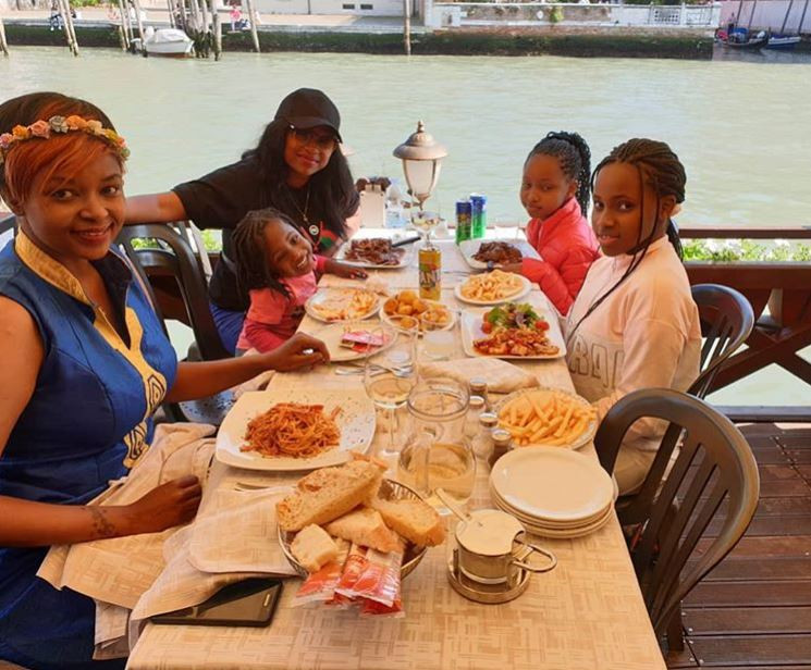 Massawe Japanni goes on an exotic vacation In Italy with family (Instagram) 