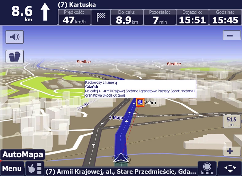 Nawigacja GPS zwiększa bezpieczeństwo podróżowania
