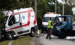 Wypadek karetki w Poznaniu