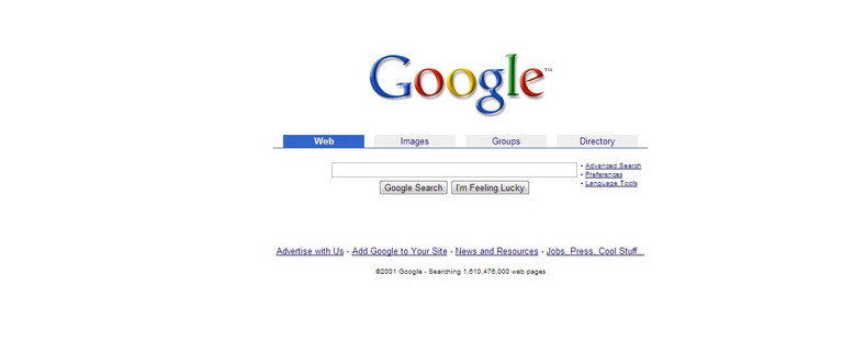 Google 2001