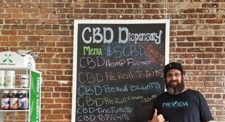 Carlos Hermida has started to sell mushrooms after building up his hemp dispensary over four years.