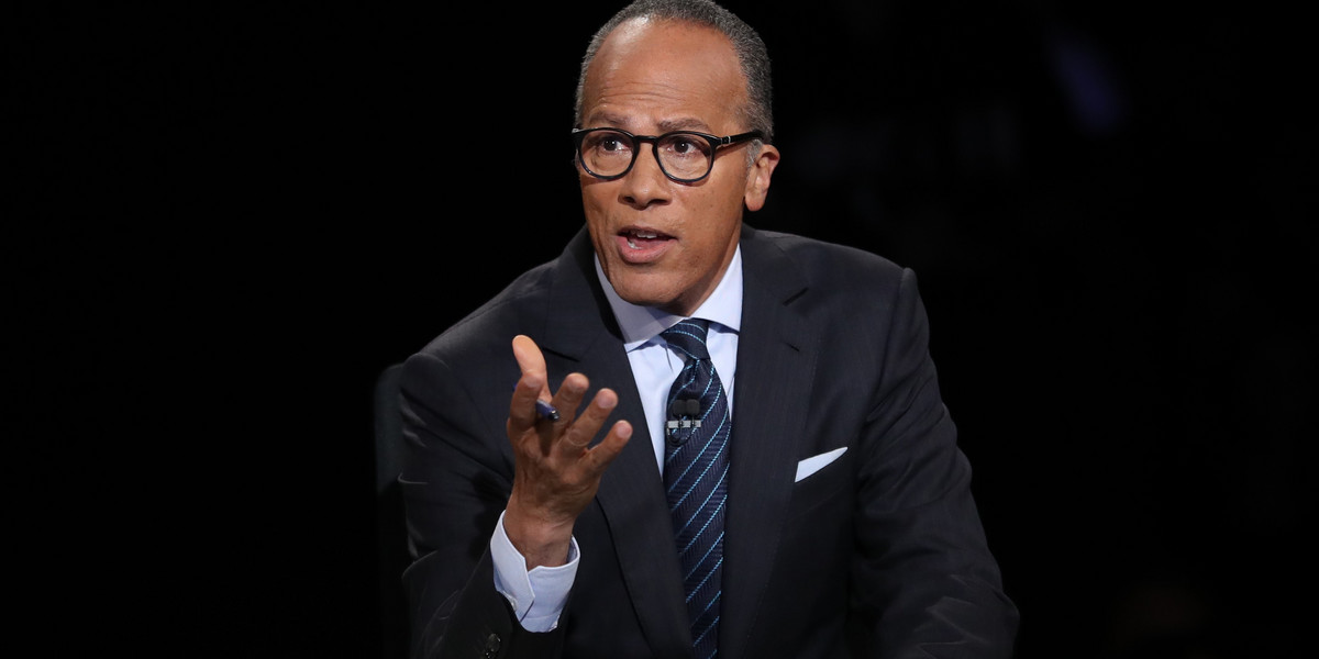 The reviews are in for Lester Holt's performance during the presidential debate, and they're mostly positive