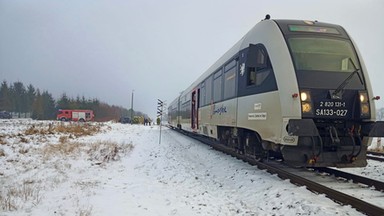 Pociąg relacji Tczew - Chojnice uderzył w samochód na niestrzeżonym przejeździe