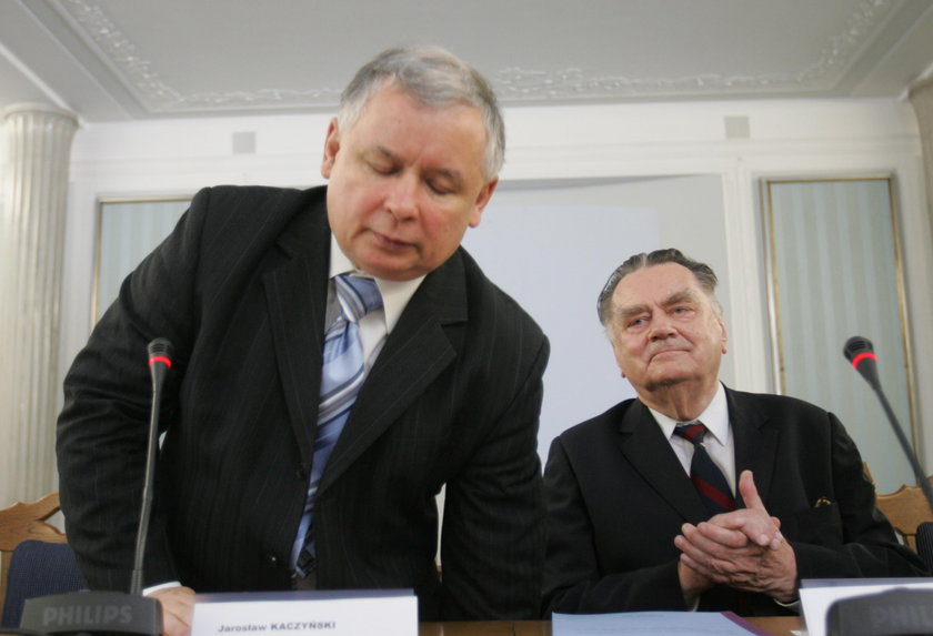 Jarosław Kaczyński i Jan Olszewski